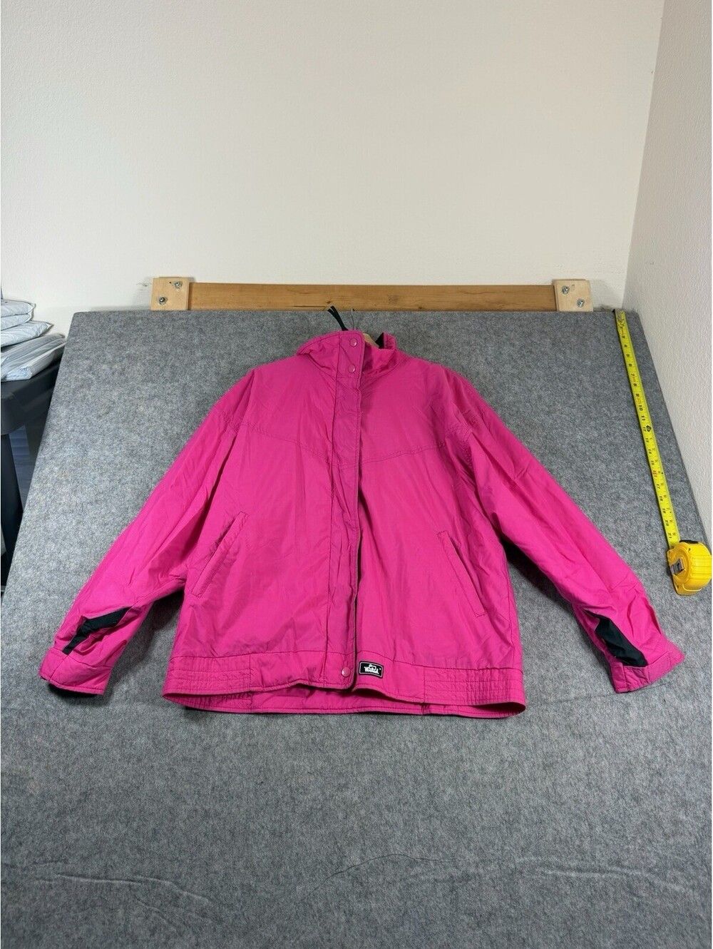 Vintage Woolrich Jacket Womens L/XL Pink Utility Outdoors Made In USA
